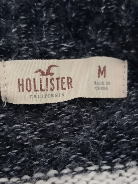 Ladies Like New Hollister Aztec Cascade Open Front Fringe Hi Low Sweater Medium - Picture 5 of 6